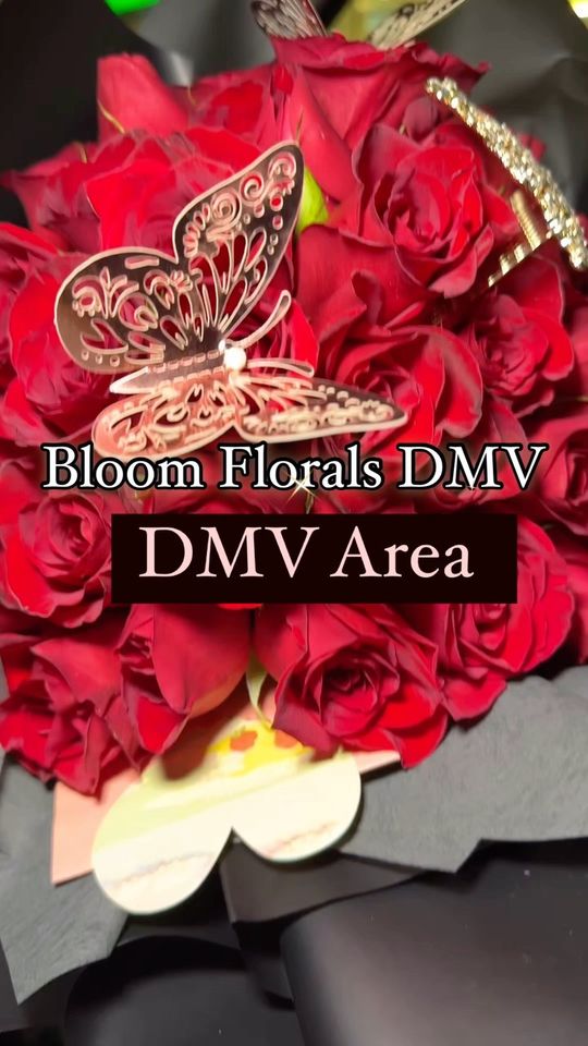 @sliceofsaff reel featuring Bloom Florals red roses